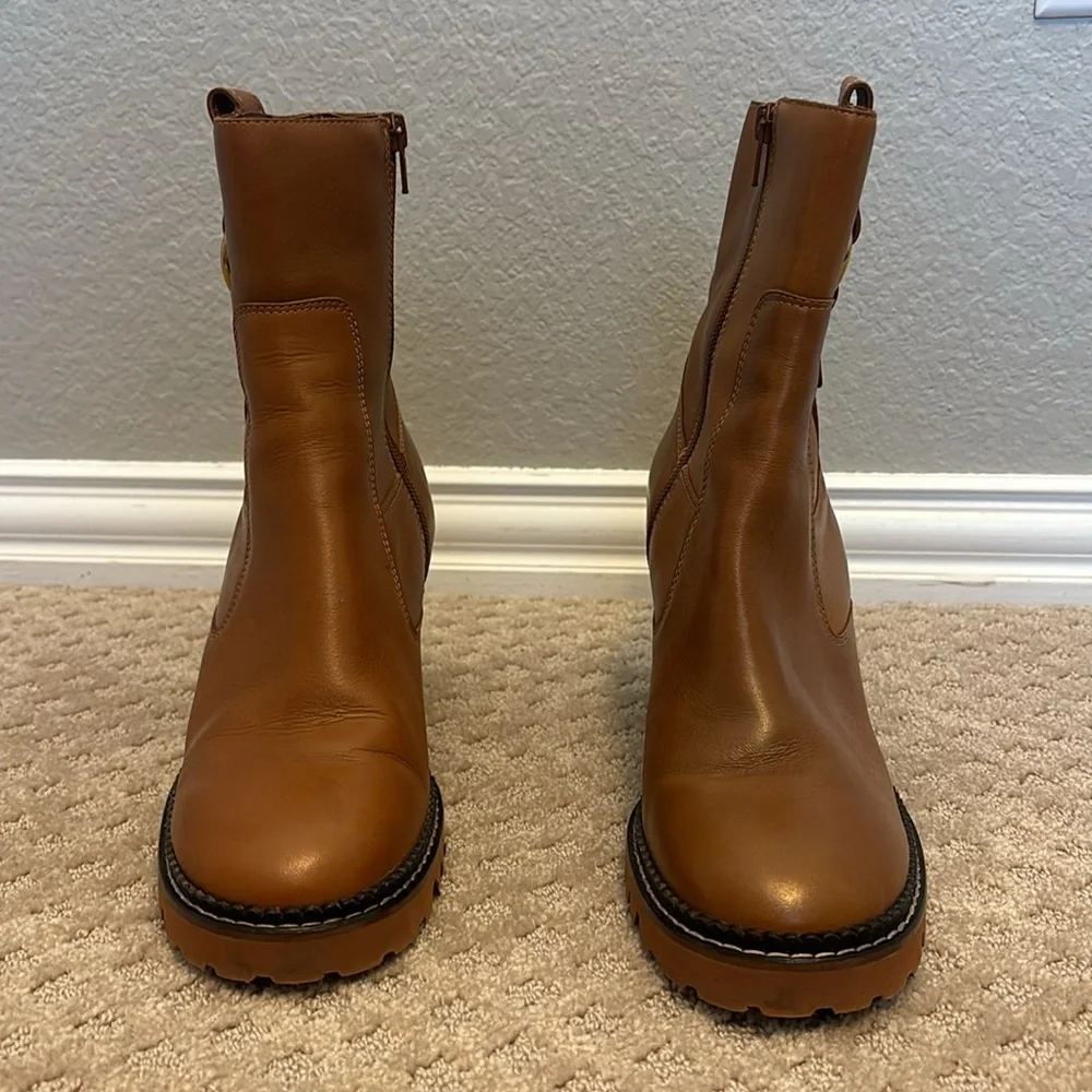 See by Chloe Erine Leather Mid Calf Boots size 41 - Picture 4 of 9